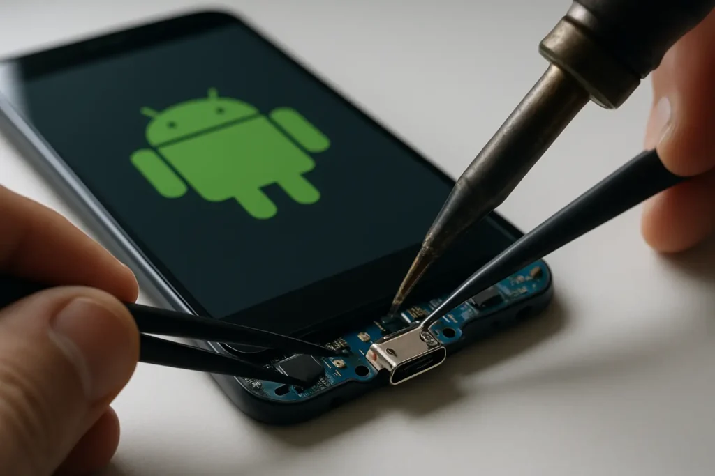 Android Charging Port Microsoldering Explained