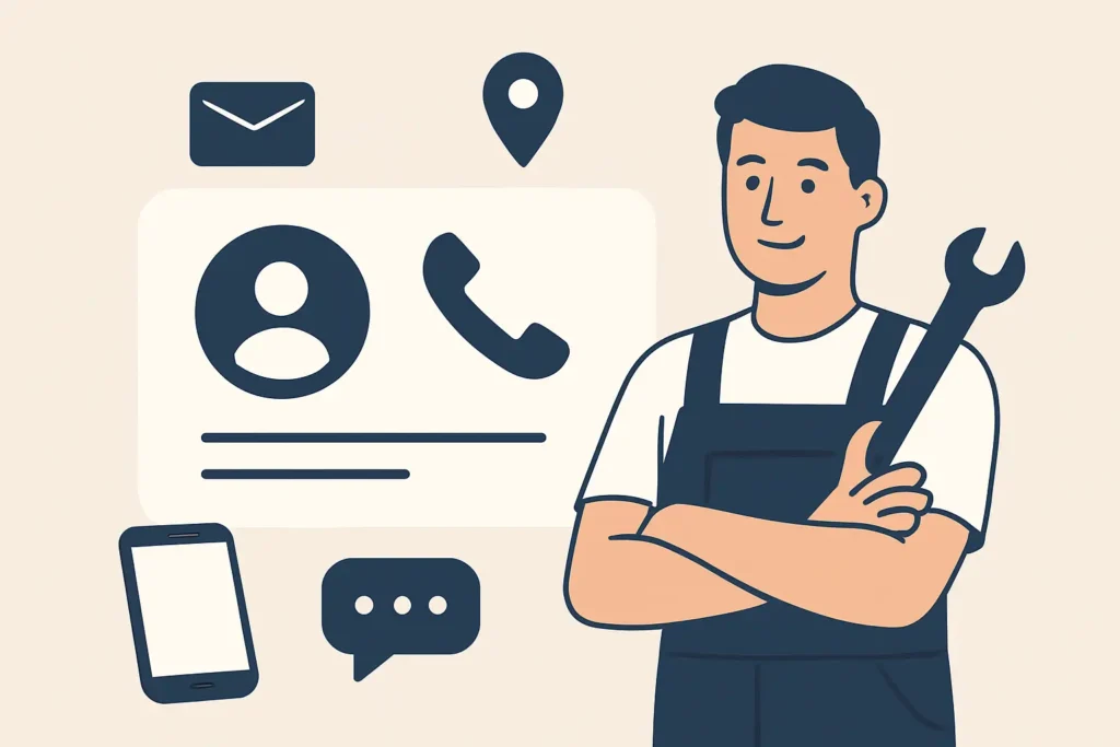 Contact Details That Actually Help a Repair Shop