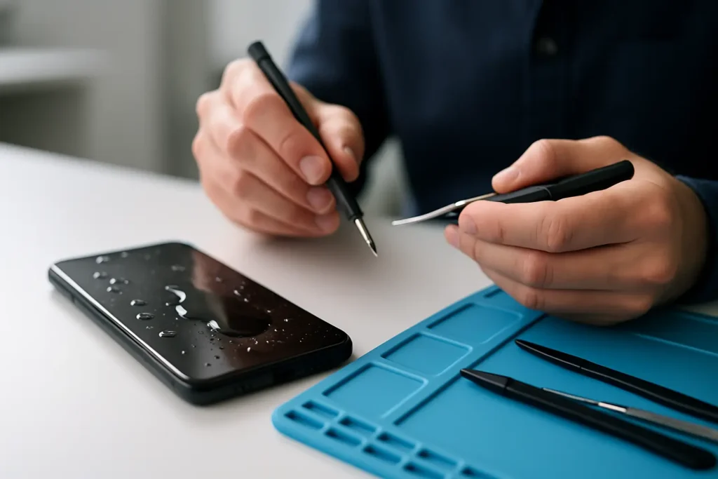 Water-Damaged Phone Repair in Columbus: What Works