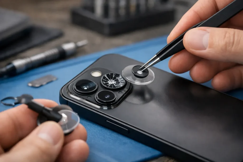 Repair Cracked Phone Camera Glass Fast